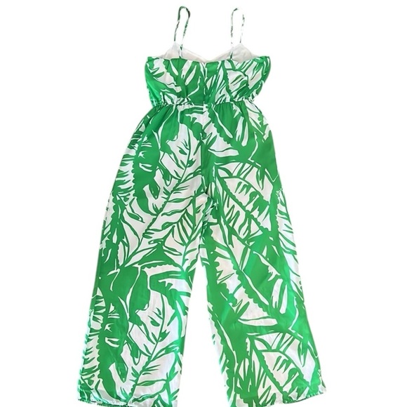 Lilly Pulitzer for Target Green and White Tropical Print Jumper Size Large - Picture 5 of 6